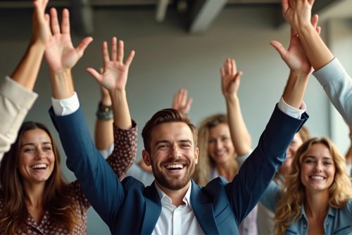 Foto: Fröhliches Team